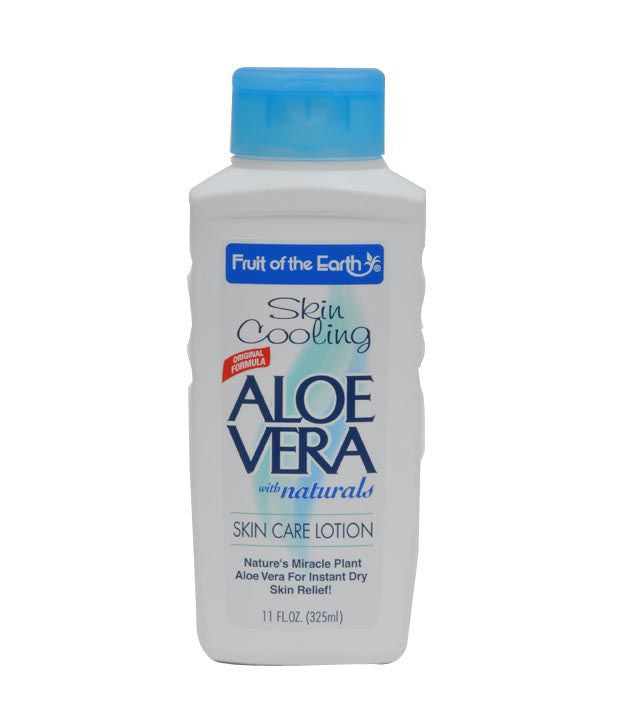 Fruit Of The Earth Aloe Vera with naturals Skin care lotion, 11 Oz